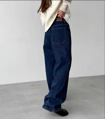 캐널진 콜마이네임 데님 스트레이트 팬츠 S