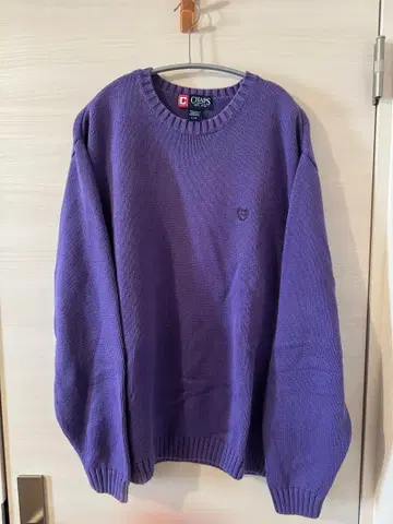 CHAPS 퍼플 니트 스웨터 L 사이즈