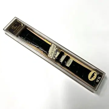 새상품 미사용 시계 벨트 크로커다일 블랙 16mm J