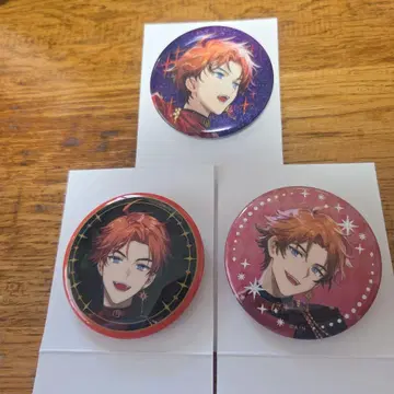 니지산지 키타미 유세 IMPACT 캔뱃지 3개 세트 태양조