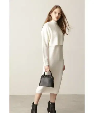 [ PINKY&DIANNE ] 레이어드 니트 원피스