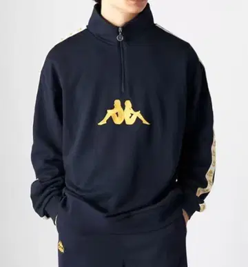 카파 맨투맨 반다 하프 집업 NY 사이즈 M