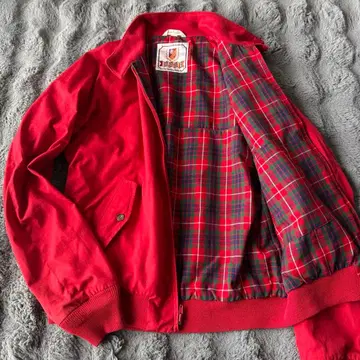 BARACUTA 레드 스윙탑 38R M 상당 바라쿠타 체크