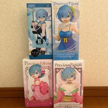 렘 피규어 세트 5점
