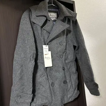 Manhattan Portage 그레이 울 코트 M 사이즈