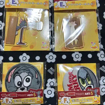 톰과 제리 해피 복권 E상 F상 아크릴 키링 캔 거울 캔뱃지