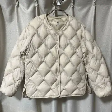 울트라 라이트 다운 릴랙스 자켓 내추럴 M 사이즈