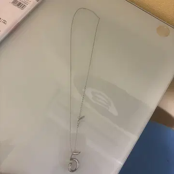 숫자 5 크리스탈 목걸이
