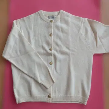 새상품! 스코틀랜드제 퓨어 캐시미어 100% 가디건 L