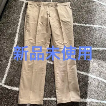 미사용 새상품 LACOSTE 슬림핏 베이지 치노 팬츠 US 34