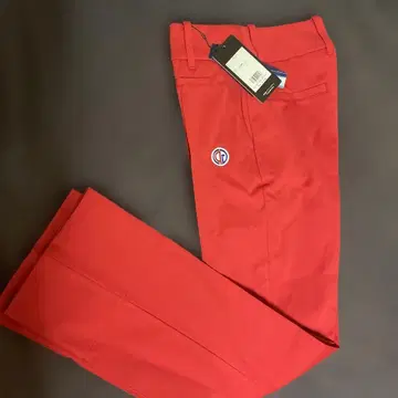 CPG 빨간색 슬림핏 팬츠