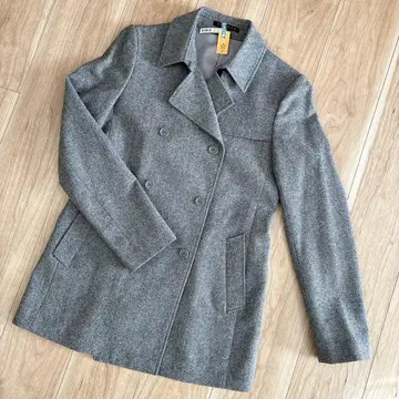 [ theory ] 울 더블 브레스트 피 코트 그레이 ( 2 )