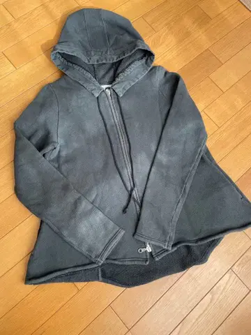 일본제 다크 그레이 플레어 코튼 후드티 Y.M. Walts 맨투맨