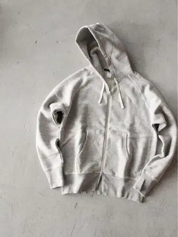 JIGSAW 플리스 집 후디 - 그레이 멜란지