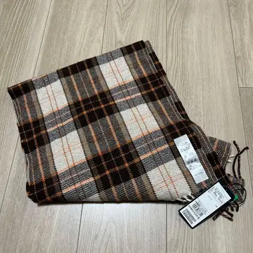 JOSEPHABBOUD 체크 무늬 머플러 브라운 계열