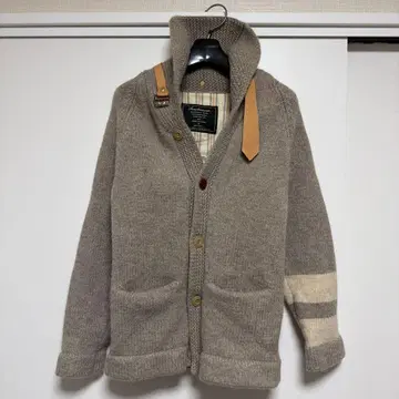 아나크로노름 후드 부착 가디건 그레이