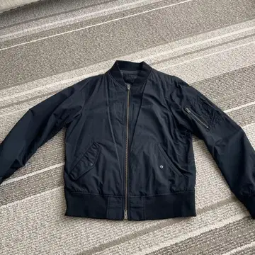 블랙 MA-1 자켓 여성용