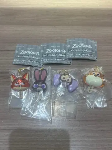 주토피아 아이스캔디 참 4개 세트