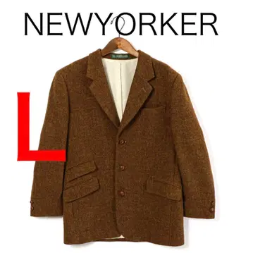 H4783 뉴요커 트위드 3버튼 자켓 Y2K