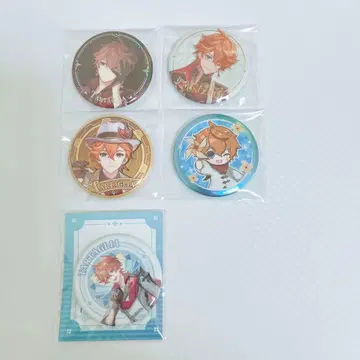 원신 타르탈리아 캔뱃지 5개 세트