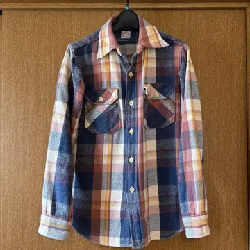 웨어하우스 WAREHOUSE 체크 무늬 플란넬 셔츠 S