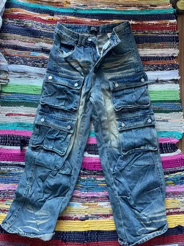 RHNDE 데님 청바지 스트릿