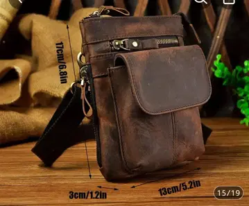 미니 숄더백 천연 가죽