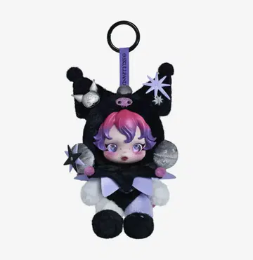 스컬팬더 x 산리오 쿠로미 봉제 인형 펜던트 미개봉 새상품