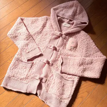 PINK HOUSE 후드 부착 니트 가디건