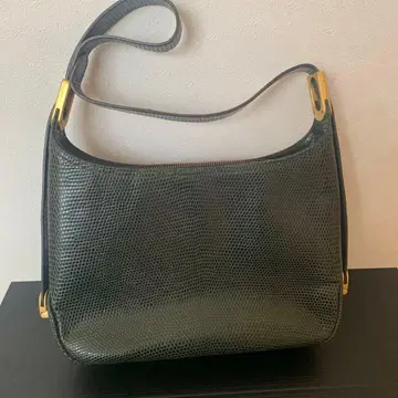 가죽 숄더백 그린 그린 이탈리아제