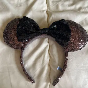 디즈니 미키마우스 머리띠 블랙 브라운