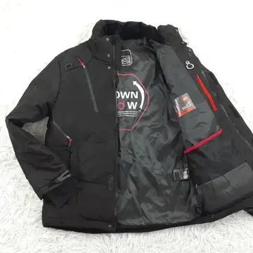 고품질 DOWN FKOW 다운 에프코우 다운 자켓 블랙 블랙