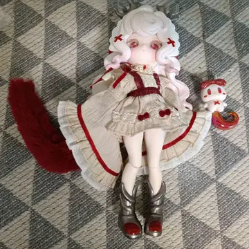 정크 루루린 이야기 시조룡+노멀 미도색 헤어 파츠 세트