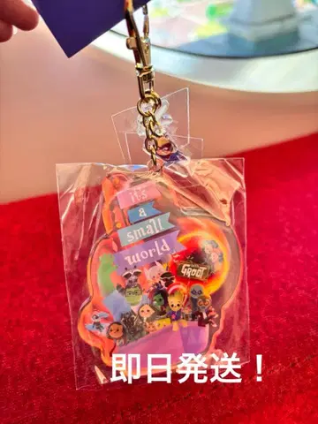 도쿄 디즈니랜드 아크릴 키링 이츠 어 스몰 월드 그루트