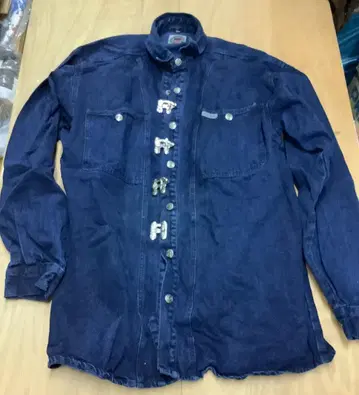 새상품 PURE GEAR 컬렉터 데님 셔츠 6 90s