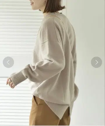 Spick & Span 울 캐시미어 크루넥 풀오버