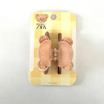 버터 베어 헤어 클립 zara