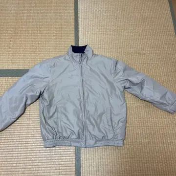 그레이 다운 자켓 네이비 안쪽