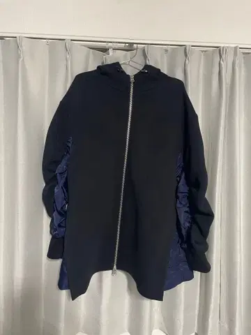 ZARA 후드 부착 네이비 후드티 S