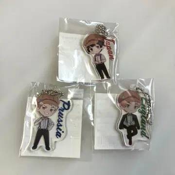 헤타리아 아크릴 키링 일본 영국 프로이센