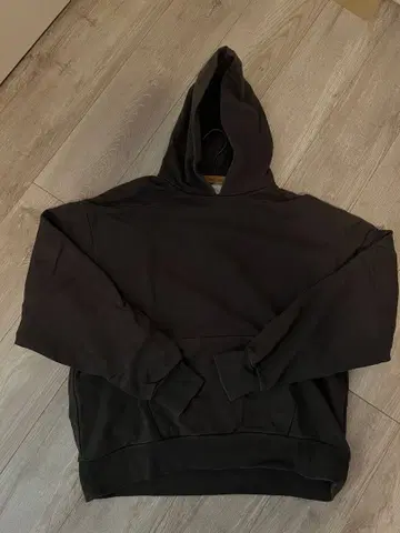 WEWILL 다크 그레이 후드 부착 후드티 사이즈 1