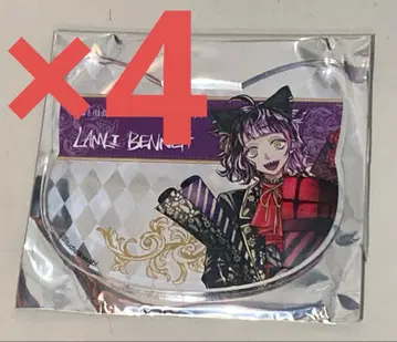 악마 고양이 난자타운 아크릴 코스터 라무르