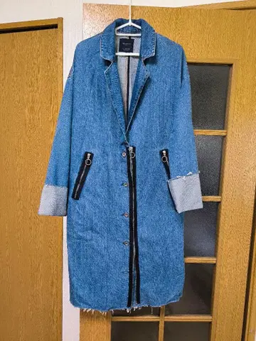 ZARA Trafaluc 데님 롱 코트
