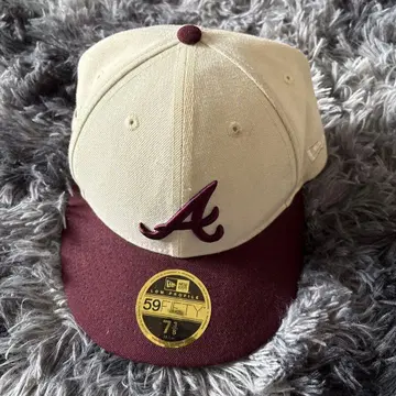 59FIFTY 베이지/버건디 캡