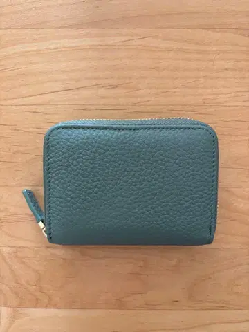 그린 이단 접이식 지갑 카드 포켓 다수