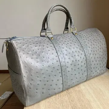 그레이 보스턴 백 합성 피혁