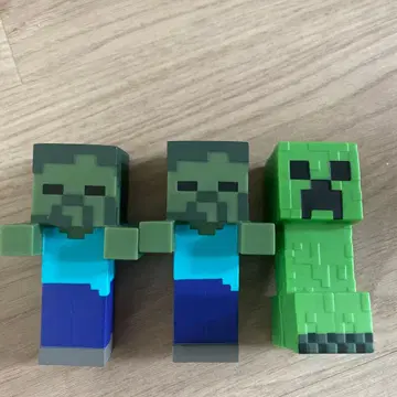 마인크래프트 좀비 크리퍼 3체 세트