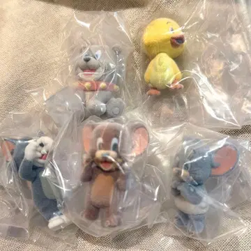 톰과 제리 캡슐 플로키 가챠 컴플리트 5종