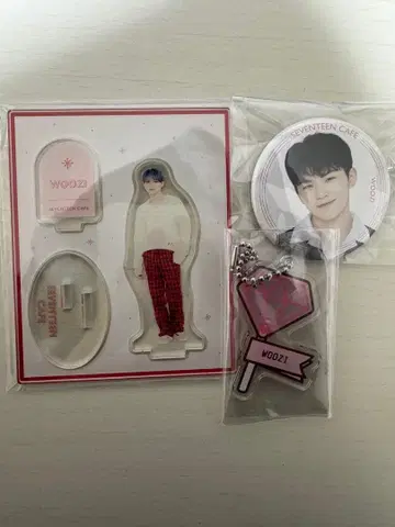 SEVENTEEN 우지 아크릴 스탠드 캔뱃지