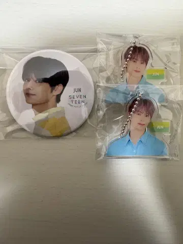 SEVENTEEN 준 캔뱃지 키링